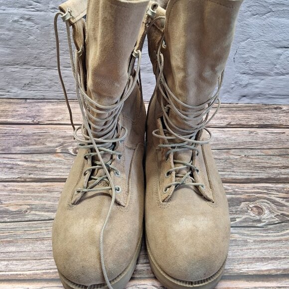 Belleville Waterproof Tan Combat and Flight Boot 790G Men Size 12.5W main image 7